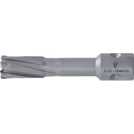 50 mm tiefer Ringkernbohrer, effizientes und präzises Schneiden, 16 mm/0,63" 40CR Hartmetall-Hohlkernbohrer (1/5)
