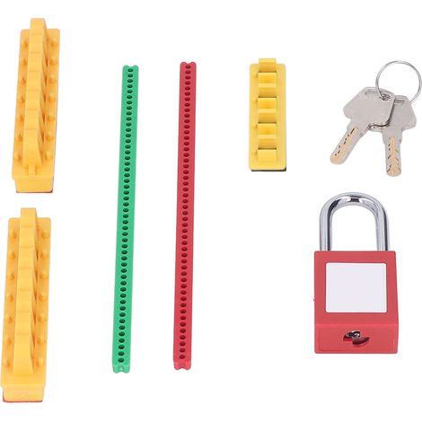 Kit de verrouillage de disjoncteur, dispositif de verrouillage de disjoncteur, verrouillage électrique de sécurité pour applications industrielles, chimiques et automobiles (1/5)