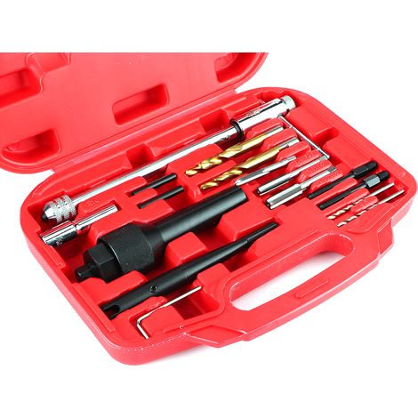 Kit 16 pièces démontage bougies de préchauffage 0,3in 0,4in extracteur de vis culasse outil portable (1/5)