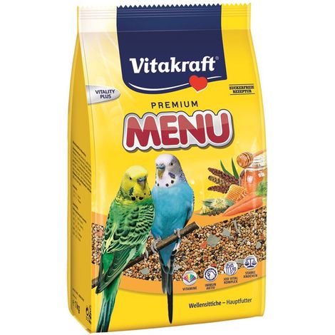 menu completo per pappagallini -  500 gr - vitakraft