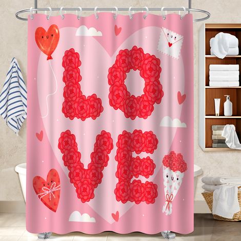 Voile de douche fluide en polyester 180x180 résistant protection douche pour maison de vacances au bord de la mer (1/5)