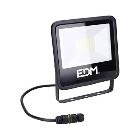 Led-Flutlicht 50w 4000lm 4000k Tageslicht schwarz Serie edm