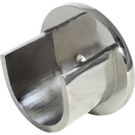COPPIA DI SUPPORTI  PARETI PER TUBO  D.25MM COL. CROMO (1/2)