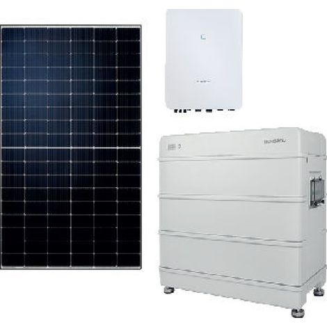 PV Paket PV07 16x430Wp Glas/Glas,WR+BAT 6,88 kWp,6kW AC, 9,6kWh incl. Zubehör - 8737807742 von Buderus
