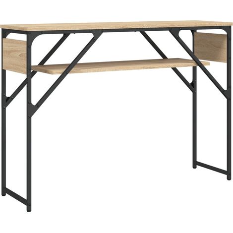 Maison Exclusive - Tavolo Consolle Ripiano Rovere Sonoma 105x30x75cm Multistrato