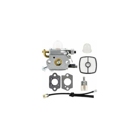 Kit Carburateur C1U-K54A avec filtre à air et bougie d'allumage - Pour motoculteur/cultivateur 2 cycles Mantis 7222 7222E 7222M 7225 7230 7234 7240 7920 7924