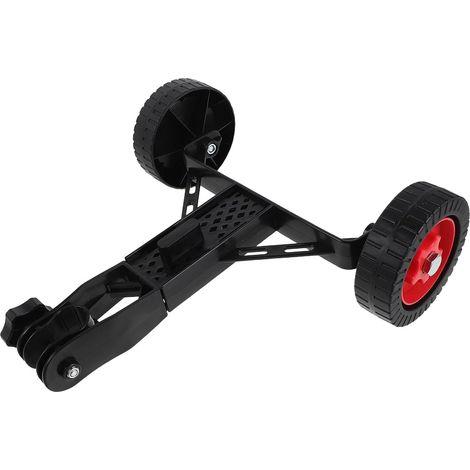 Roue Auxiliaire Noire pour Tondeuse à Gazon 26 Pouces, Accessoire de Support Compatible Coupe-bordures, de Fatigue, Stabilité Renforcée pour Jardinage (1/5)