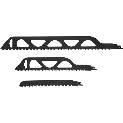 3 Lames de Scie Sabre pour Découpe de Brique, Pièces de Rechange, Accessoires pour Scie Alternative Électrique (1/5)