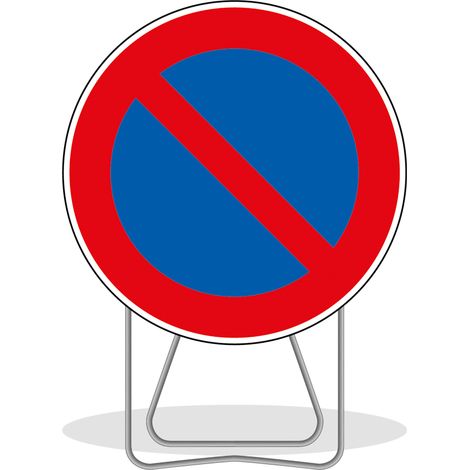 PANNEAU BK6A1 INTERDIT DE STATIONNER. 650MM T1 NADIA SIGNALISATION N002BK6A1650CLT1PS