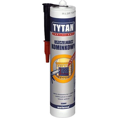 Kamin-Dichtstoff 280 ml 1500 °C schwarz - SIL DEK KOM