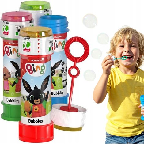 BURBUJAS DE JABÓN para niños BING Conejo Cuento de Hadas Fiesta de Cumpleaños Diversión 60ml (1/2)