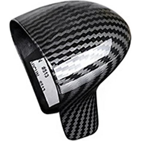 (Plastique ABS) Housse de protection pour levier de vitesse de voiture, compatible avec Audi A4 B8 A5 A6 A7 Q5 8R Q7 S6 S7, accessoires intérieurs en ABS effet fibre de carbone (1/5)