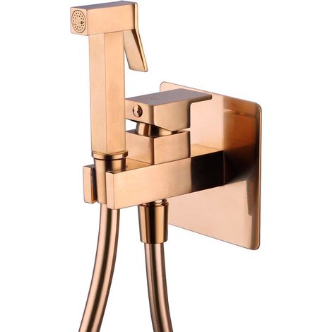 Grifo serie Orion para bidé empotrable Cobre (1/5)