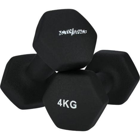 2 manubri da 4 kg per esercizi - pesi in neoprene