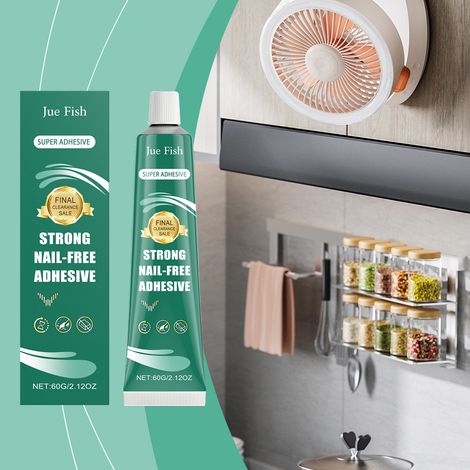 Adhésif puissant sans clous, longue tenue, sans perçage, séchage rapide, multi-surfaces, idéal pour un usage domestique quotidien – 60 g -- AUTLEAD (1/5)
