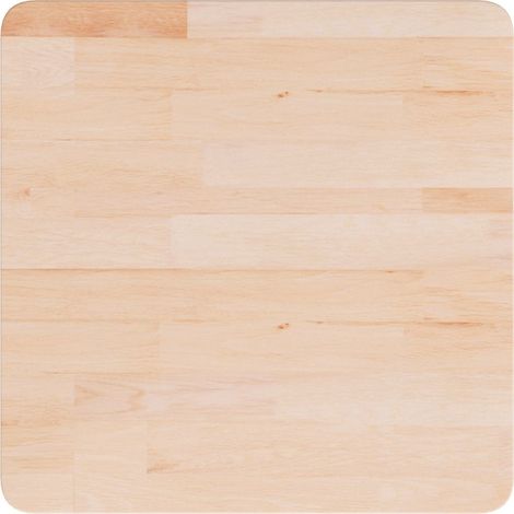 Piano Tavolo Piano Scrivania Quadrato 50x50x1,5 cm Massello Rovere Non Trattato DAS718872 (1/5)