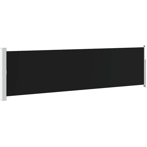 Maison Exclusive - Tenda Laterale Retrattile per Patio 140x514 cm Nera (1/5)