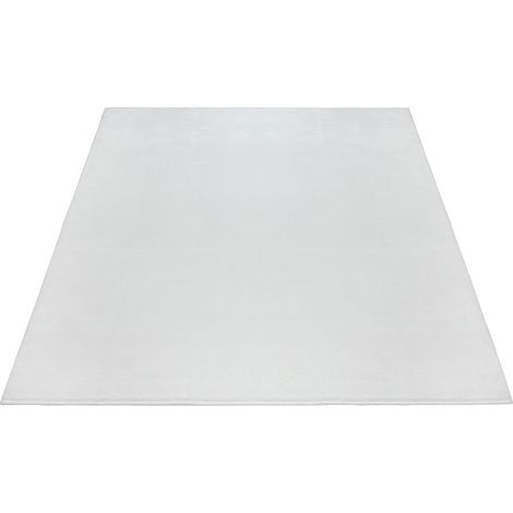 FLOORNOVO Hochflor Teppich Beige einfarbig - 170 x 120 cm - Besonders Weicher Teppich Wohnzimmer & Badezimmerteppich - Pflegeleicht - vielseitig einsetzbar im Innenbereich (1/2)