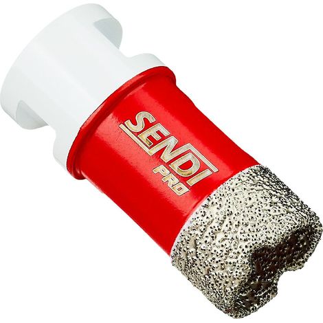 Scie cloche diamantée 25 mm pour grès cérame et carrelage M14 dry sendi PRO