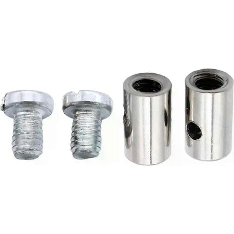 2 embouts métalliques de 6 mm pour câble de frein de moto, sans soudure, compatibles avec les tondeuses quad. Accessoires haut de gamme pour une performance optimale. Remplace directement la référence (1/5)