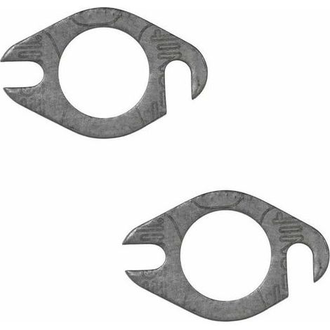2x Joint d'échappement à bride compatible avec MBK Booster Nitro Aprilia Peugeot 103 scooter moto mobylette