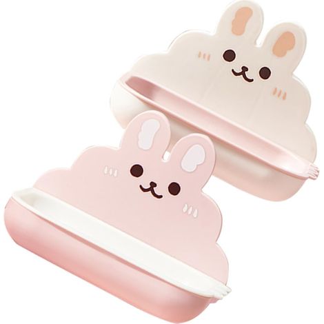 Design Shower Soap Dish Drainer for Bathroom 2 Pieces (1/5)