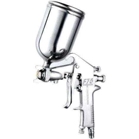 Pistolet pulvérisateur de peinture en alliage d'aluminium pour industries domestiques, peinture sur bois de voiture F-75DG(1.5mm) (1/5)