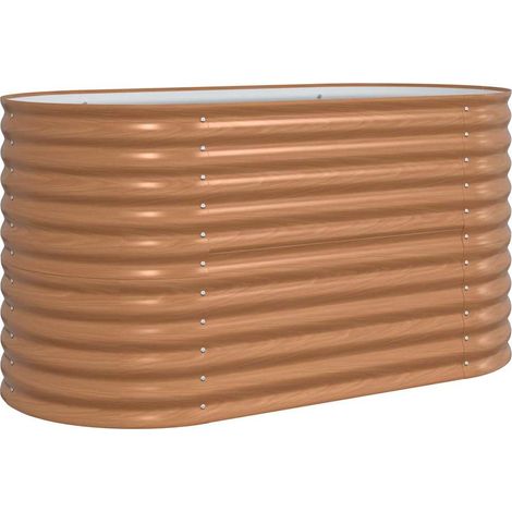 Maison Exclusive - Hochbeet Braun 160 x 80 x 81 cm Stahl
