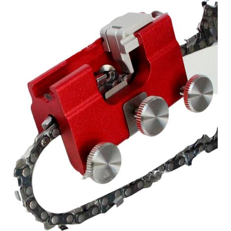 MINE Broyeur à chaîne Manuel, Facile à Installer, affûteur de tronçonneuse en métal à Haute dureté, économie de Main-d'œuvre, résistant à l'usure avec culbuteur Amovible pour Usage Industriel (1/2)