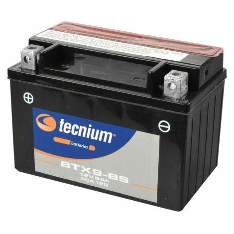 BATTERIA TECNIUM BTX9-BS 12V 8 Ah COMPATIBILE CON YTX9-BS