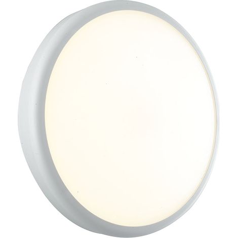 "Plafoniera da esterno LED EVER tonda bianca 30W 4000K 30 cm."