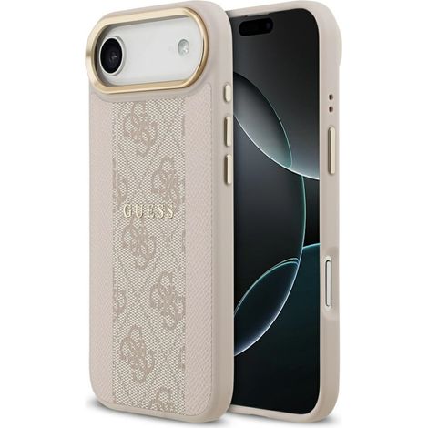 Funda Guess 4G Stripe MagSafe para iPhone Air (rosa) (1/5)