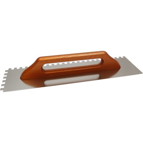 LLANA DE ACERO INOXIDABLE CON MANGO DE MADERA 130380MM DIENTES 8 - E-313-8383