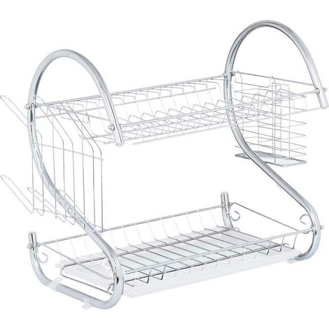 Escurridor para Fregadero Kinvara W3816-1050 Blanco 45,5 x 24,5 x 37,5 cm (1/3)