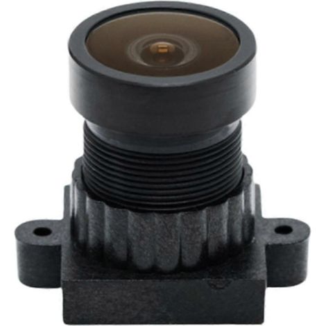 Objectif de vidéosurveillance HD 4 MP, monture M12, focale 2,6 mm, ouverture 1/2,9, f/2,0, angle de vision de 130°, filtre IR 650 nm (1/5)