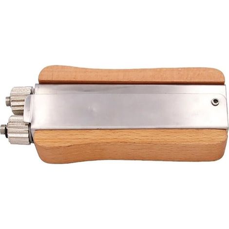 Outil de Sertissage en Acier Inoxydable,Outil Fil Serré Sertisseur Apiculture Abeille Cadre Tendeur Pince à Sertir d'Apiculture avec Poignée en Bois Métallique Fil Serré Cadre Installation Apiculture (1/5)