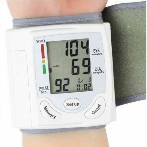 Wrist Blood Pressure Monitor - Professional Smart Blood Pressure Monitor, Automatic Hypertension Detection, Irregular Heartbeat Detection, (1/5)
