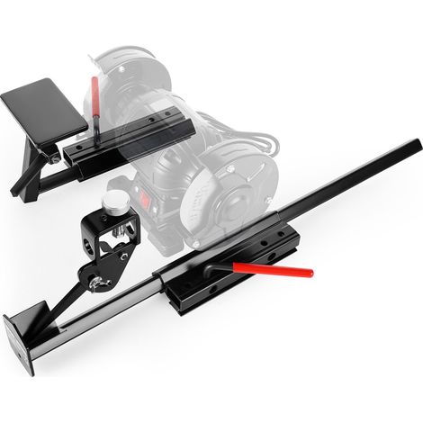 Gabarit d'Affûtage Multi-meulage pour Meuleuse d'Établi 152 mm et 203 mm, avec Plateforme, Barre de Support Long, pour Ciseaux, Gouges, Fers de Rabot, Outils de Sculpture, de Tournage sur Bois (1/5)