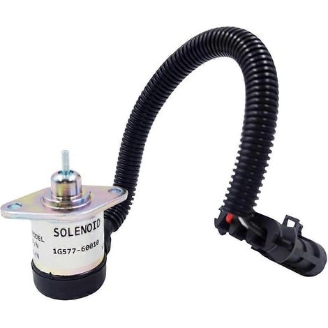 Électrovanne d'arrêt de carburant 6689034 1G577-60011 pour Bobcat S220 S250 S300 T2250 T250 T300 T320-SFYGV (1/5)