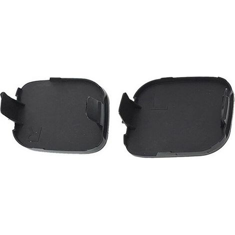 1 piece, color: black, material: ABS, suitable for use on the right side of the front bumper of a car. (1/5)