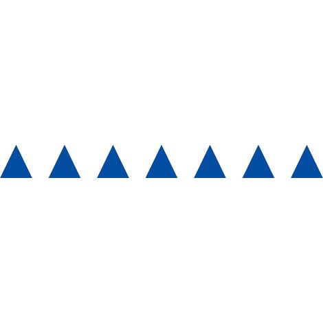 Lot 2 bandes 100mm x 1m - Triangles Bleu - 4640365