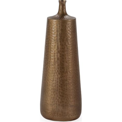 Vase 22x22x60 Métal Doré Vieilli (1/2)