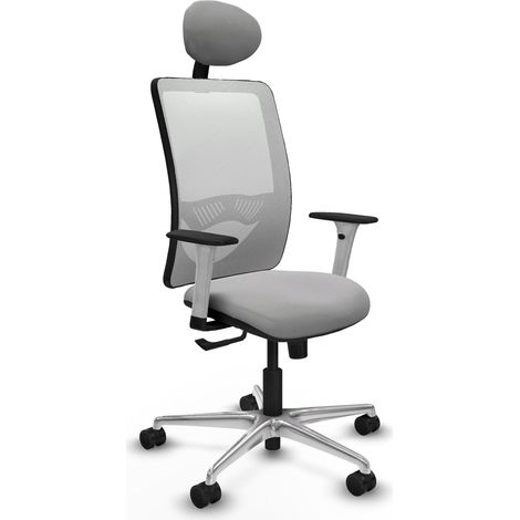 Silla de oficina piqueras y crespo Zulema blanco espuma alta densidad (1/2)
