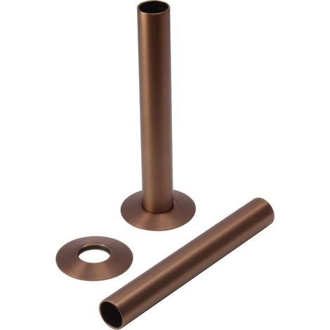 Heatwave 130mm Decorative Pipe Sleeve Kit Brushed Bronze