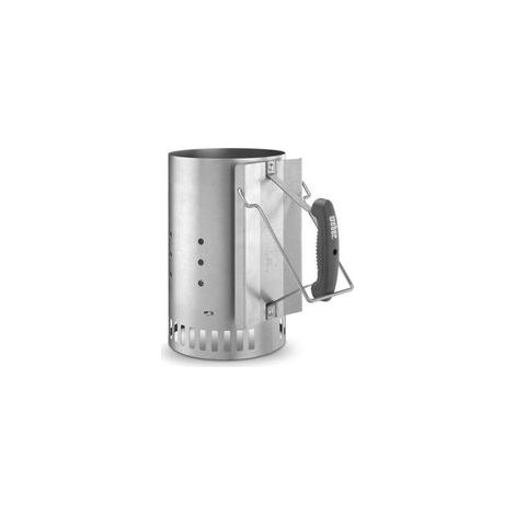 Accendino a camino Rapidfire Starter - Grande (32 cm di altezza), accendifuoco compatto con due maniglie, per barbecue a carbone Ø 47 cm e oltre, ausilio per l'accensione di carbone e bricchette - (74 (1/4)