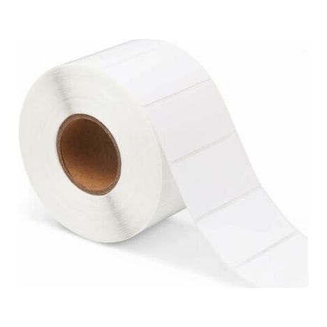 Étiquettes autocollantes, 1 rouleau de 1000 feuilles d'étiquettes autocollantes blanches unies, 60 x 30 mm, étiquettes autocollantes pour l'impression d'adresses postales, étiquettes de prix (1/5)