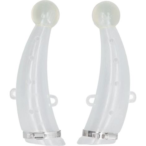 Housse de protection en corne de bétail, résistante à la chaleur, facile à porter, matériau confortable en Gel de silice, vache (1/5)