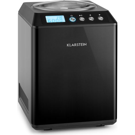 Klarstein Vanilly Sky Family Maquina Heladera Yogurtera 250W 2,5L negra