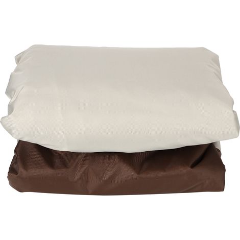 Housse de protection bois de chauffage en toile Oxford, imperméable, anti-poussière, pour extérieur jardin terrasse (1/5)