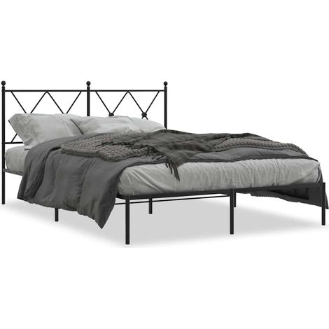 Maison Exclusive - Estructura cama sin colchón con cabecero metal (1/5)